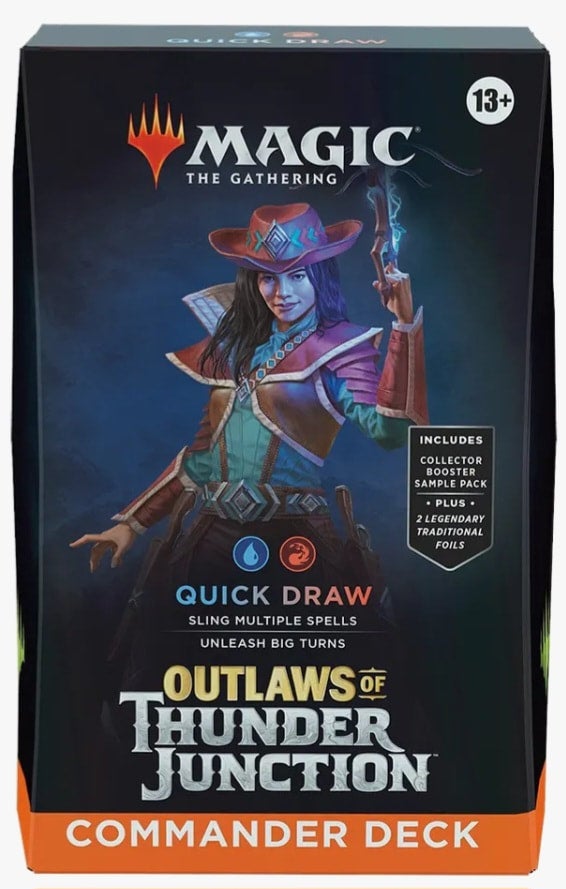 Outlaws Of Thunder Junction Commander Deck Quick Draw Releases 4 12